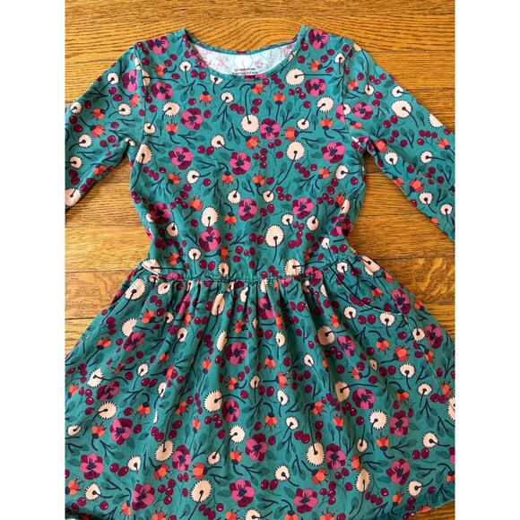 Garnet Hill Kids Girls' Floral & Fruit Dress Size 4-5 - Picture 2 of 4